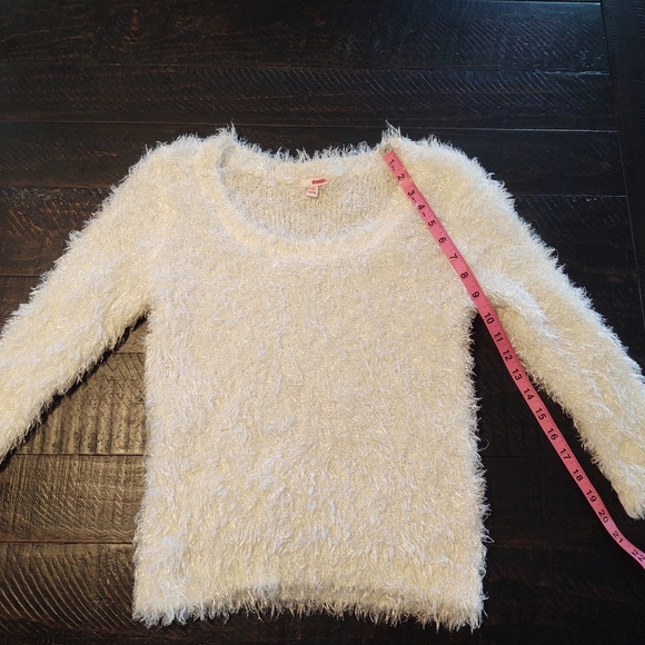 Sweater midi fluffy white Bongo Size M - Picture 4 of 6